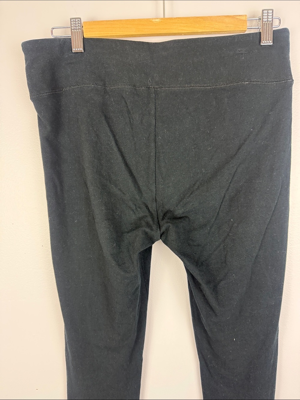 ORIGINAL Nicole Miller Black Cotton Blend High-Waisted Leggings - Size XL - Picture 7 of 11